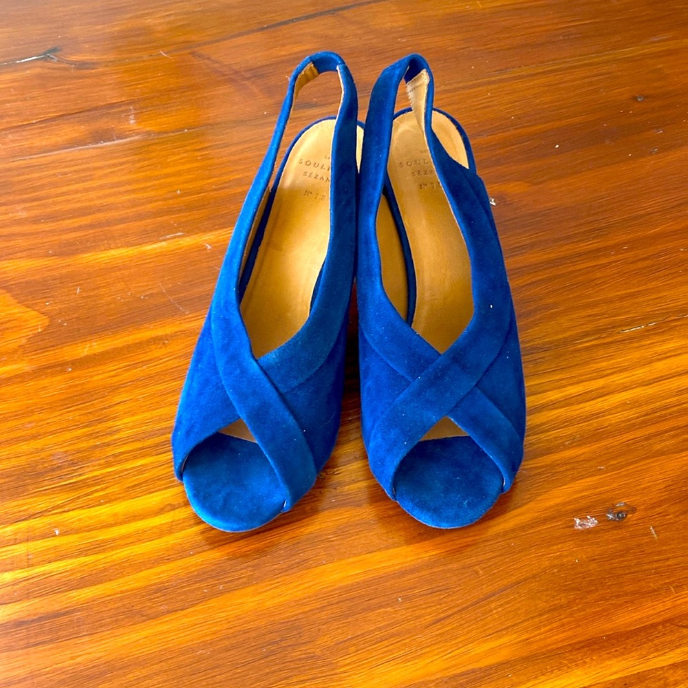 Cobalt Les Souliers Sezane Heels n78